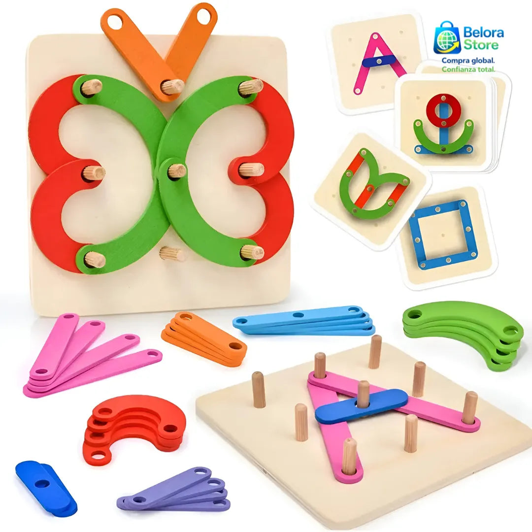 Formas Mágicas Montessori™ ¡GRATIS TABLERO DIGITAL IMPRIMIBLE MONTESSORI CON RUTINAS MONTESSORI DIARIAS EN CASA!