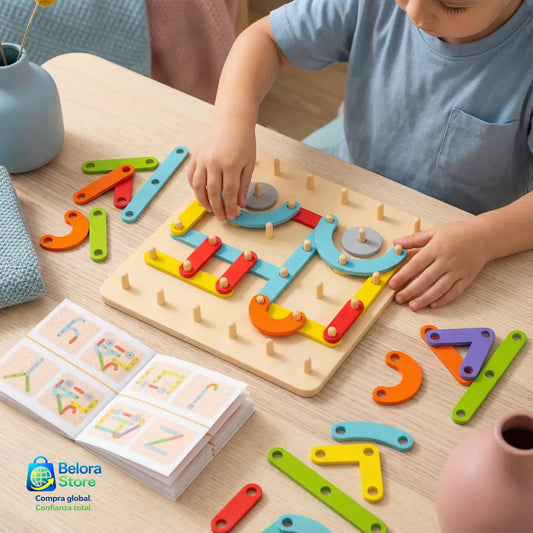 Formas Mágicas Montessori™ ¡GRATIS TABLERO DIGITAL IMPRIMIBLE MONTESSORI CON RUTINAS MONTESSORI DIARIAS EN CASA!
