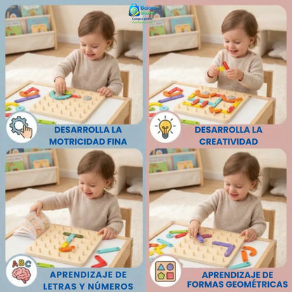 Formas Mágicas Montessori™ ¡GRATIS TABLERO DIGITAL IMPRIMIBLE MONTESSORI CON RUTINAS MONTESSORI DIARIAS EN CASA!