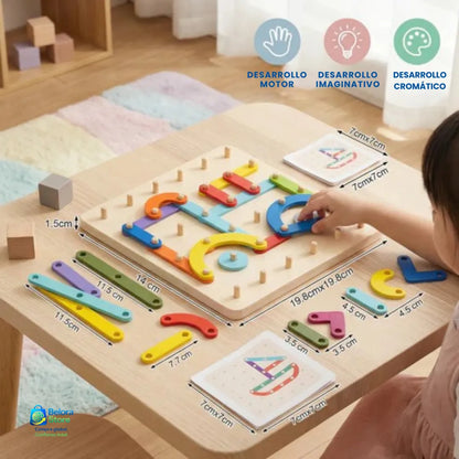 Formas Mágicas Montessori™ ¡GRATIS TABLERO DIGITAL IMPRIMIBLE MONTESSORI CON RUTINAS MONTESSORI DIARIAS EN CASA!