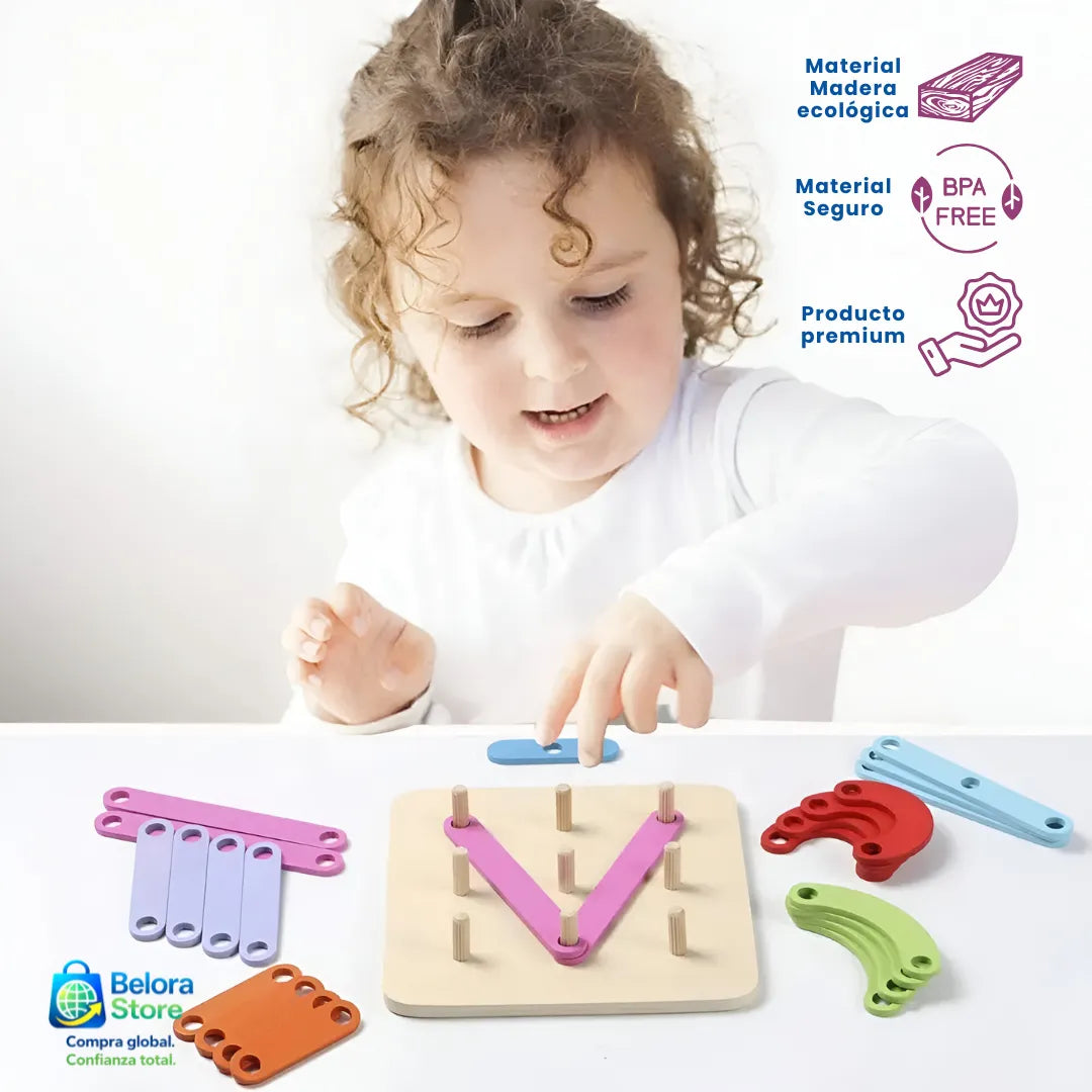 Formas Mágicas Montessori™ ¡GRATIS TABLERO DIGITAL IMPRIMIBLE MONTESSORI CON RUTINAS MONTESSORI DIARIAS EN CASA!