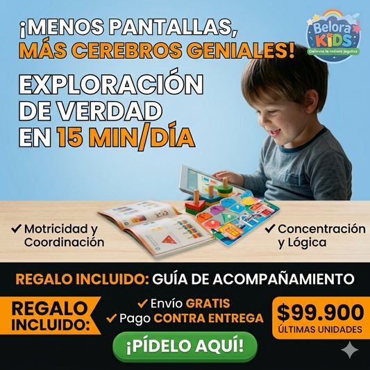 Juguete Montessori + Guía Lógica y Concentración GRATIS - Belora Kids