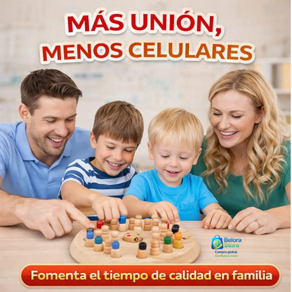 Juego Inteligente Memory Play™ Juguete Montessori Para Juego y Unión En Familia
