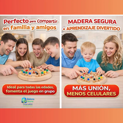 Juego Inteligente Memory Play™ Juguete Montessori Para Juego y Unión En Familia